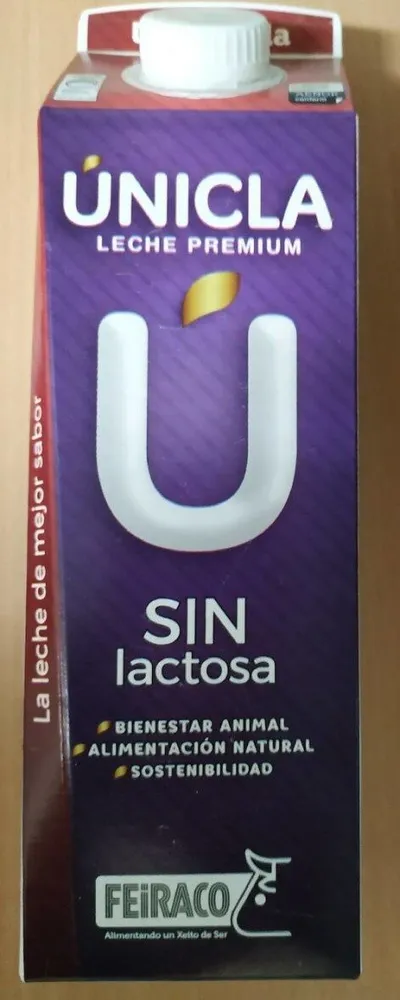 Leche desnatada sin lactosa