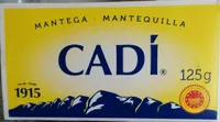 Mantega Cadi D. o. p Pastilla 125 GRS. C / 12