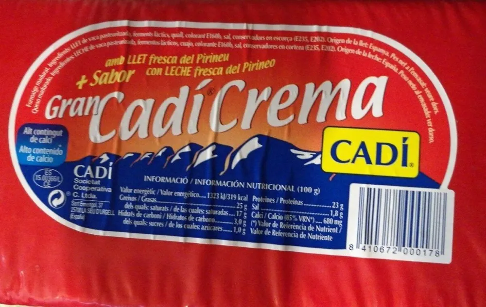 Gran Cadí crema