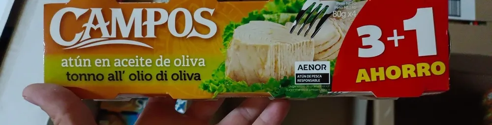 ATÚN EN ACEITE DE OLIVA