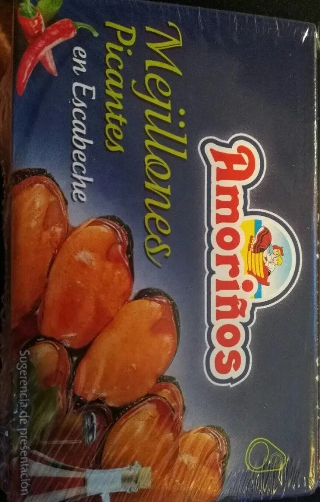 Mejillones picantes en escabeche