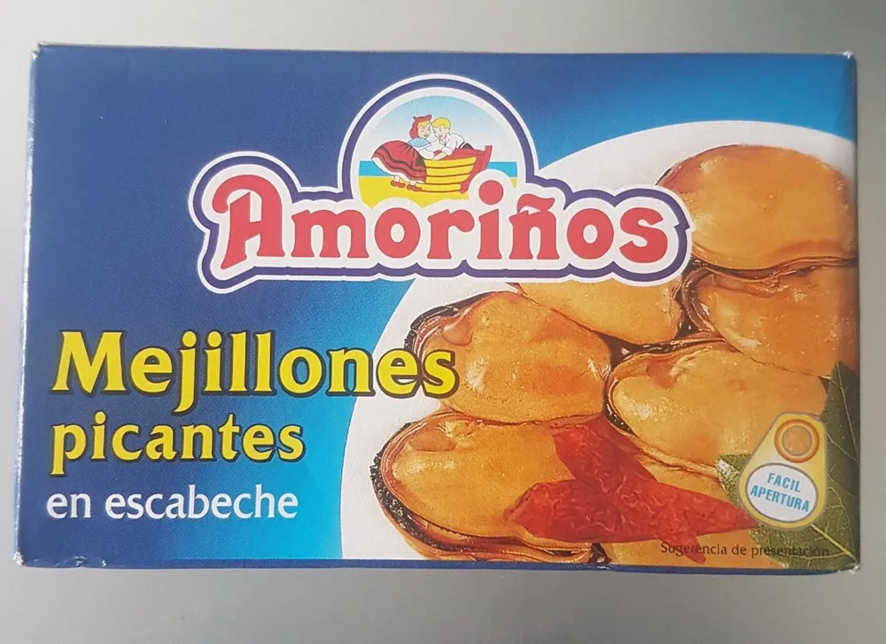 Moules piquantes à l'Escabeche AMORINOS
