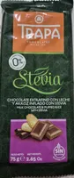 Milk chocolate and puffed rice with stevia