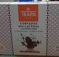 Bombones cortados sin lactosa