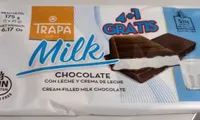 Milk. Chocolate con leche y crema de leche