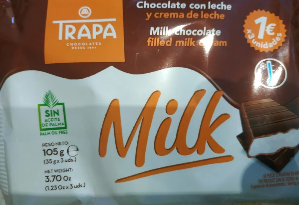 Milk, chocolate con leche