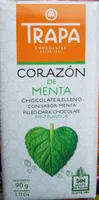 Chocolate relleno con sabor menta