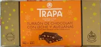 Turrón de chocolate con leche y avellanas