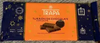 Turron de chocolate con leche y galleta negra