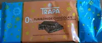 Turrón de chocolate sin azúcar añadido