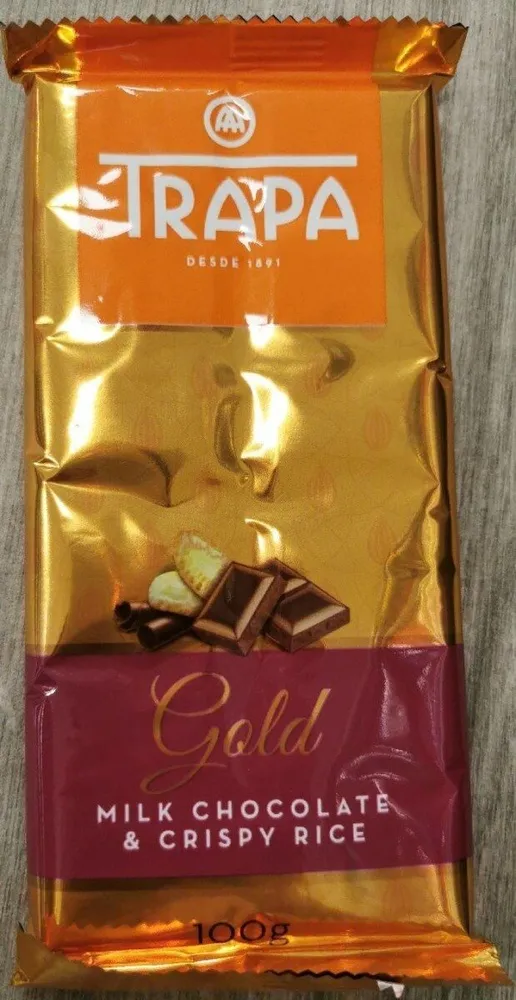 milk chocolate and crispy rice