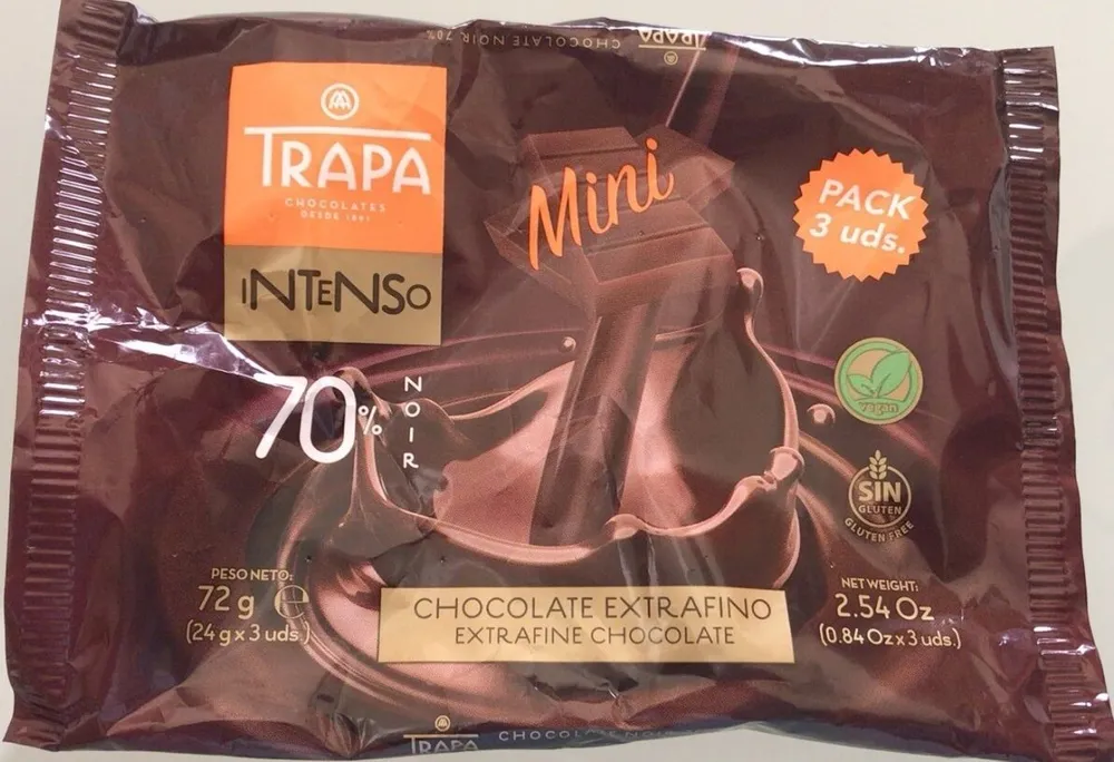 Chocolate extrafino 70%noir