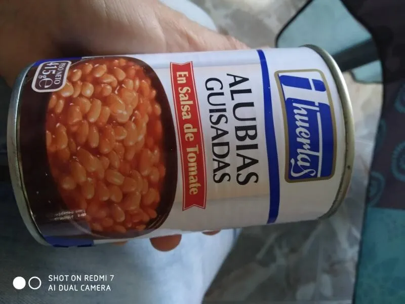 Alubias guisadas en salsa de tomate