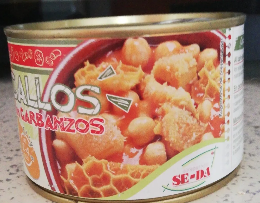 Callos con garbanzos