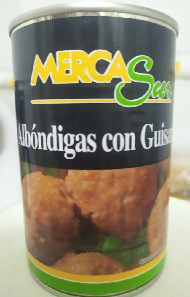 Albondigas con guisantes