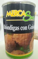 Albondigas con guisantes