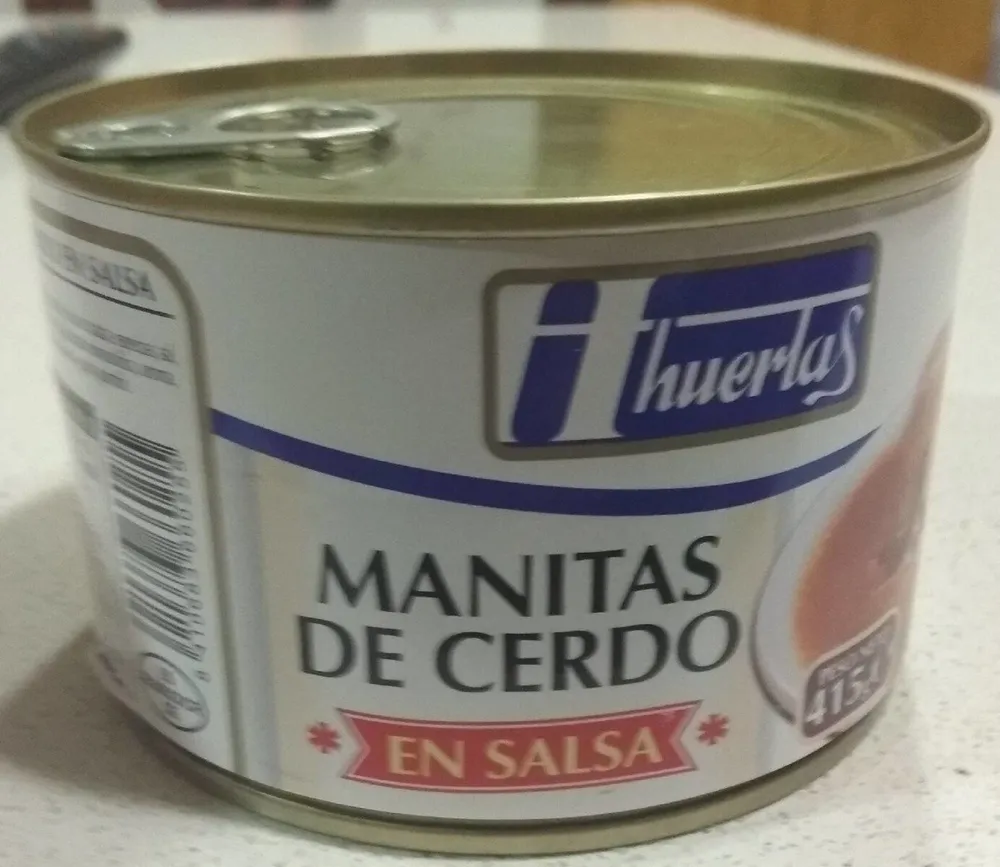Manitas de cerdo en salsa