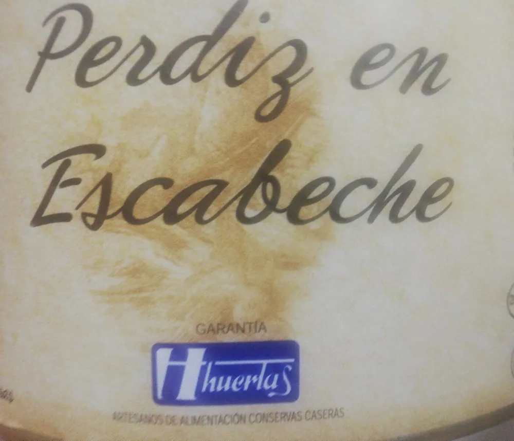 Perdiz en escabeche