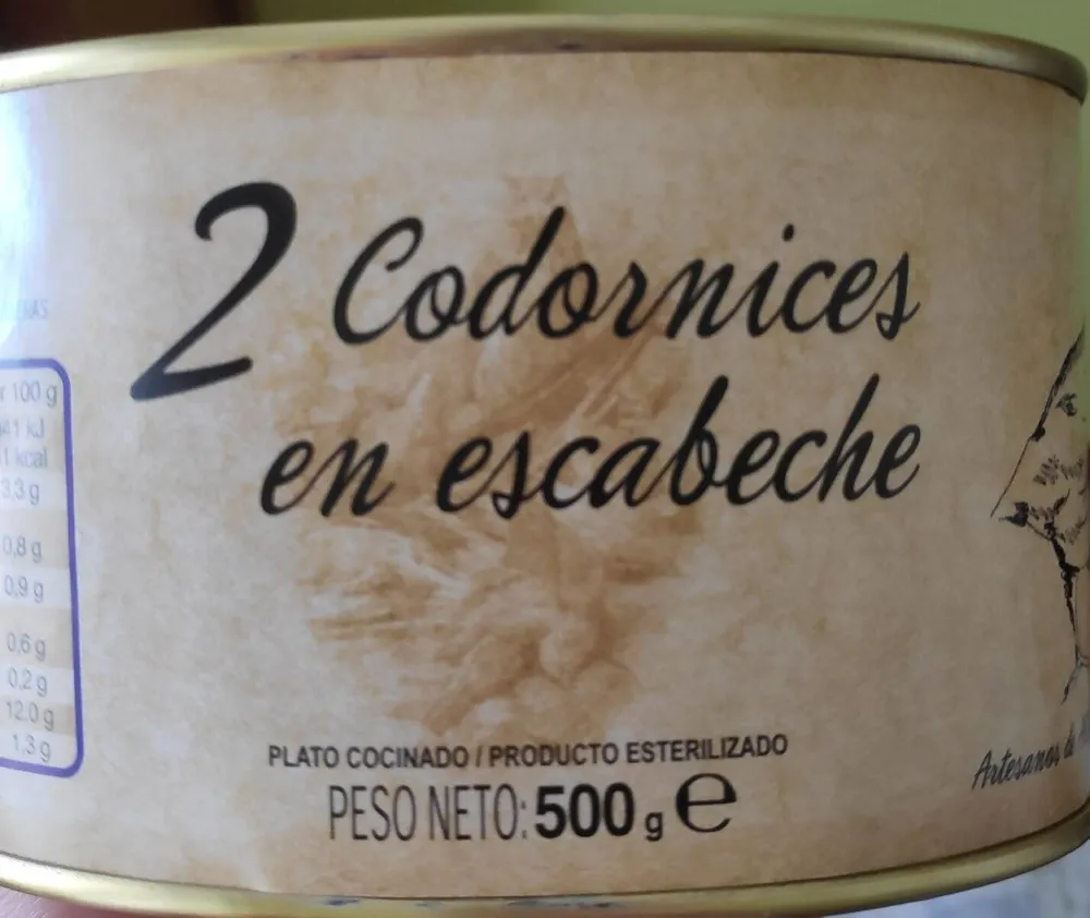 Codornices en escabeche