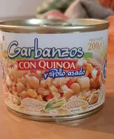 Garbanzos con quinoa y pollo asado