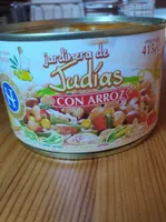 Jardinera de judías con arroz