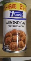 Albóndigas con guisantes