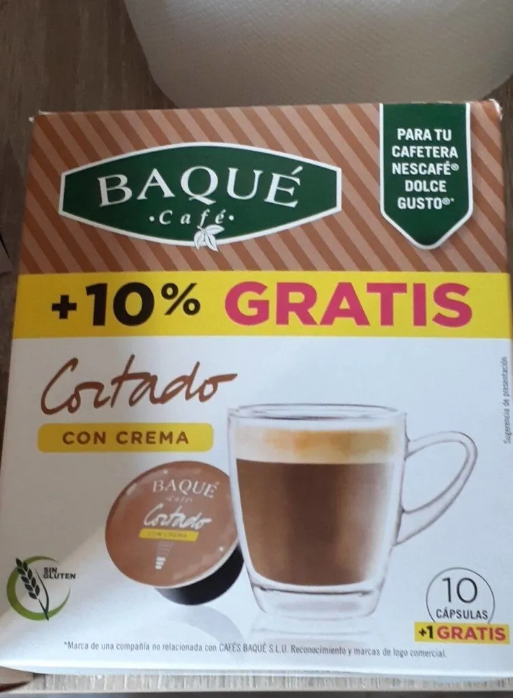 Cortado con crema