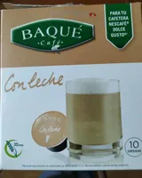 Baqué con leche cápsulas