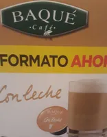 Cafe baqué con leche