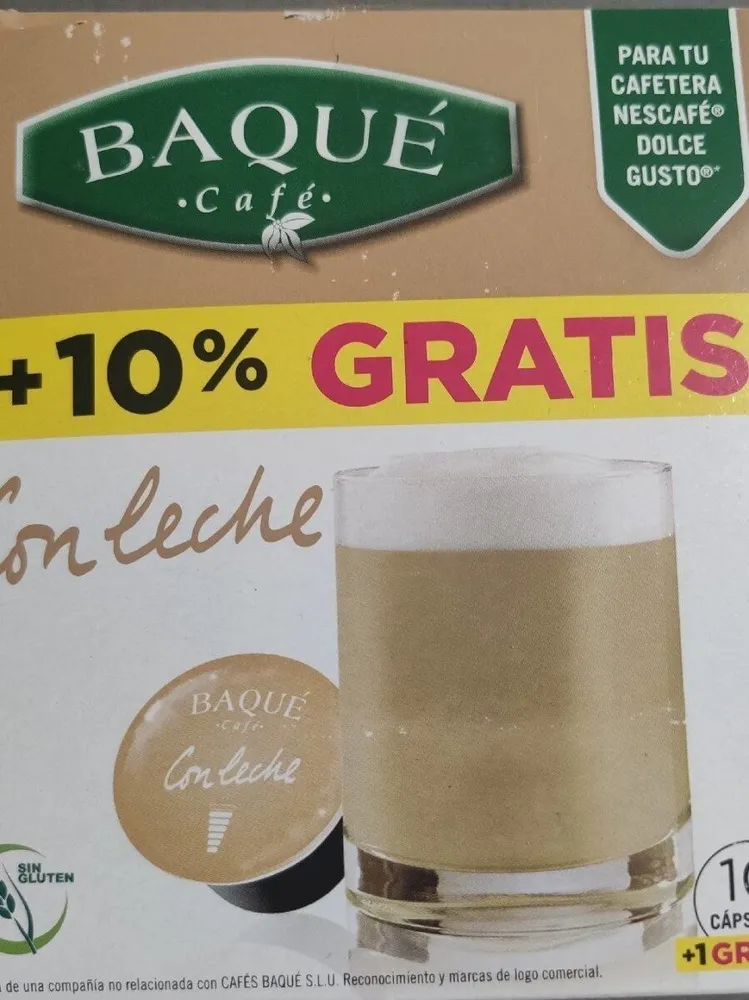 Cápsulas café con leche
