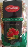 Macarrón Rayado con Vegetales