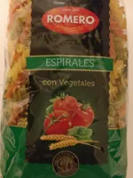 Pasta Espirales con Vegetales