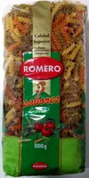 Espirales con vegetales