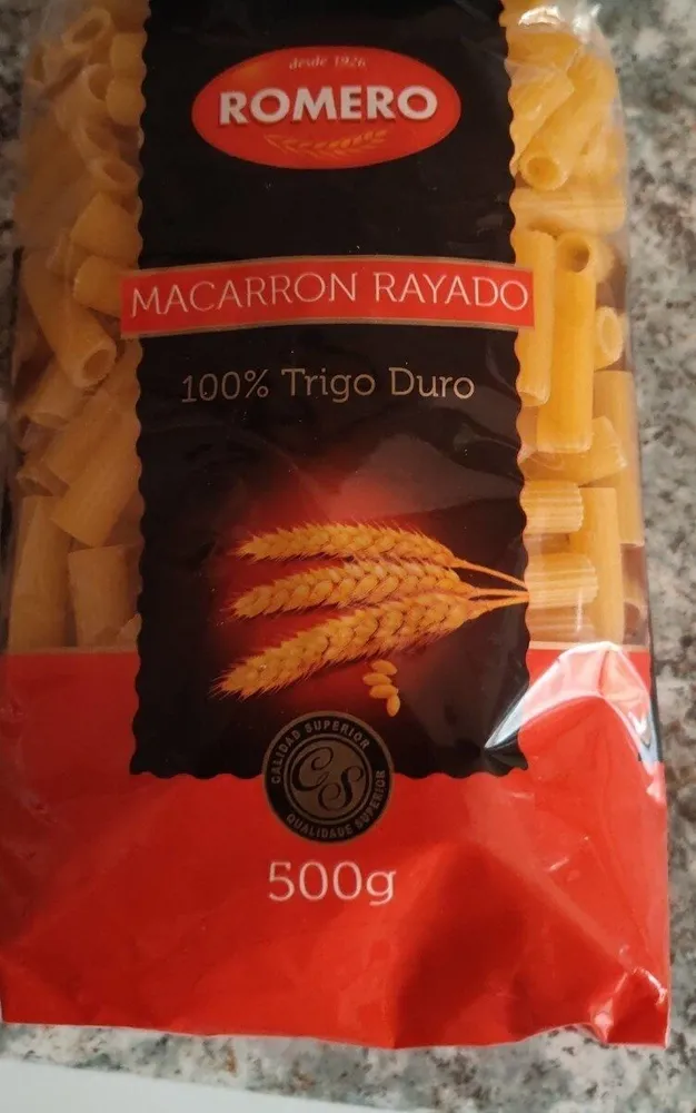 Macarrón Rayado