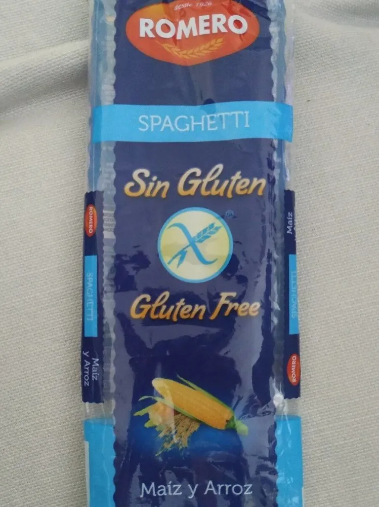 Spaghetti sin gluten de Maíz y Arroz