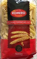 Pasta Plumas Rayadas N.5