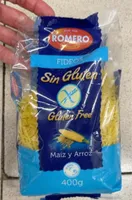 Fideos sin gluten
