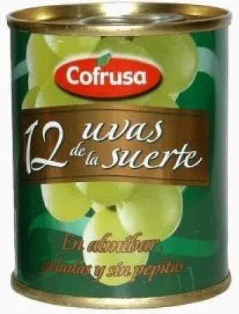 Uvas en Almíbar pelada y sin pepitas