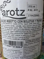 Caldo risotto con boletus y trufas