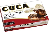 Chipirones rellenos en su tinta