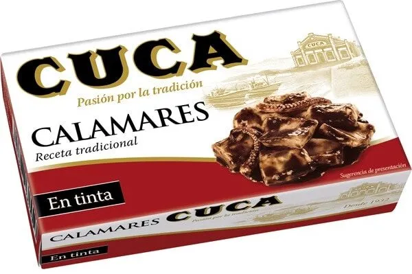 Calamares en su tinta