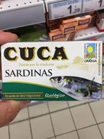 Sardinas Con Aceite De Oliva Virgen Extra Ecológico Cuca