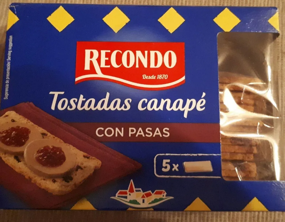 Tostadas canapé