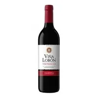 Vino d.o. Valdepeñas viña lobon tinto