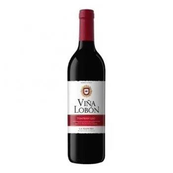 Vino d.o. Mancha viña lobon tinto