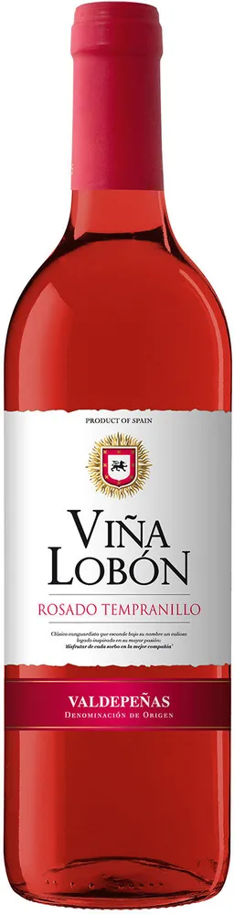 D.o. Valdepeñas viña lobon rosado