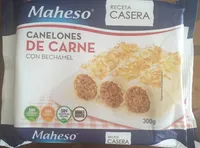 Canelones de carne con bechamel