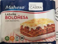 Lasaña boloñesa con bechamel