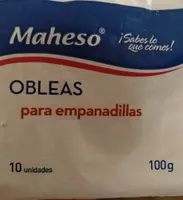 Obleas para empanadillas