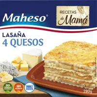 Lasaña quesos